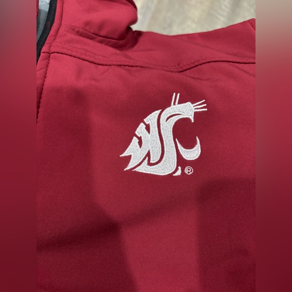 WSU COUGARS | SOFT SHELL | FULL ZIP | MENS MED | - Picture 4 of 14